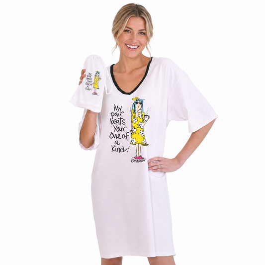 "My Pair Beats Your One of Kind" Nightshirt in a Bag®