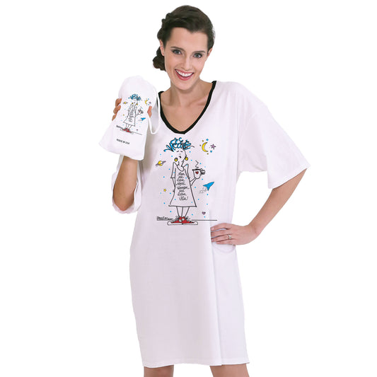 Men Are From Mars, Women Are From Visa!  Nightshirt in a Bag