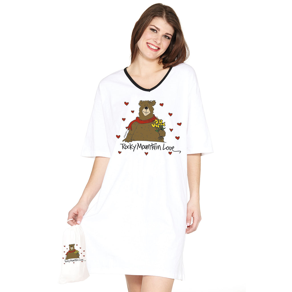 "Rocky Mountain Love"  Nightshirt in a Bag