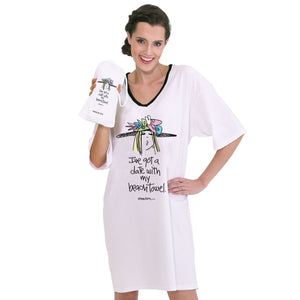 I've got a date with a Beach Towel Nightshirt in a Bag®