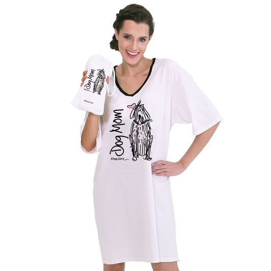 "Dog Mom"  Nightshirt in a Bag