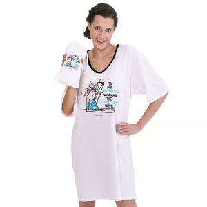 "To my husband who has the coolest wife!"   Nightshirt in a Bag
