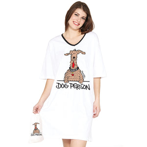 "Dog Person"  NightShirt In A Bag®